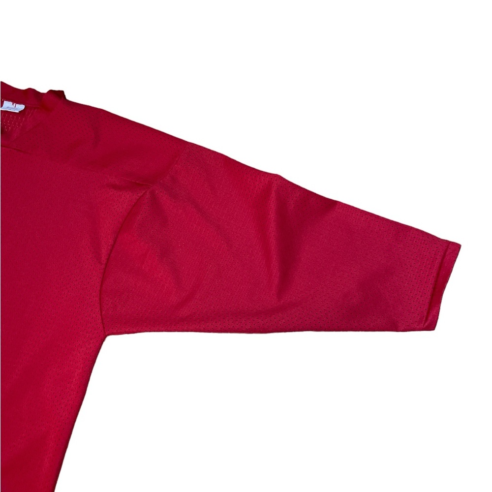 Vintage K1 Sportswear Blank Red V Neck Jersey Made In‎ USA Size L Retro Jersey - Picture 3 of 9